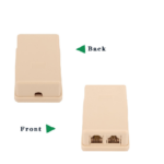 Coffret téléphone portable à deux ports  avec 2 RJ11 6P4C