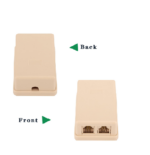 Coffret téléphone portable à deux ports  avec 2 RJ11 6P4C