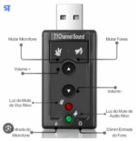 Carte Son Externe USB 7.1 (Virtuel) – Image 2