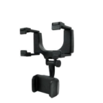SUPPORT TELEPHONE POUR RETROVISEUR DE VOITURE - NOIR