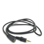 Câble  Audio Jack 3.5 mm Mâle Vers Jack 3,5 mm Femelle Noir