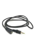 Câble  Audio Jack 3.5 mm Mâle Vers Jack 3,5 mm Femelle Noir