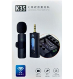 MINI MICROPHONE SANS FIL K35 NOIR – Image 2