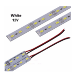 Barrette led Blanche 12V 1M Blanc aluminium 72 Led