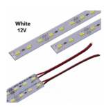 Barrette led Blanche 12V 1M Blanc aluminium 72 Led