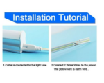 Tube led T5 – VIOLET – 12W – Longueur: 90 Cm – Image 3
