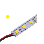 Barrette led 12V 1M JAUNE aluminium 72 Led