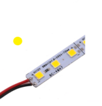 Barrette led 12V 1M JAUNE aluminium 72 Led