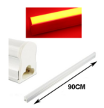 Tube led T5 – ROUGE – 12W – Longueur: 90 Cm