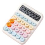 Calculatrice de Bureau Colorée -BLANC