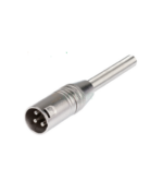 Connecteur de câble XLR mâle 3-Pin avec protecteur à ressort