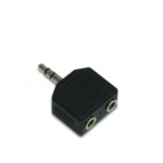 Adaptateur jack stéréo 3,5 mm mâle/2 x 3,5 mm fem