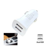Chargeur Allume Cigare Fast 2xUSB 12W Blanc – Image 2