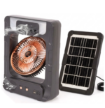 Ventilateur Solaire Rechargeable