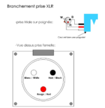 Connecteur de câble XLR mâle 3-Pin avec protecteur à ressort – Image 2