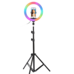 Ring Light LED RGB 30cm avec Trépied 210cm Pro