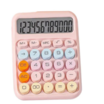 Calculatrice de Bureau Colorée -Rose