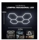 Led-hexagonal 24-barres 144w-blanc-froid-6500k – Image 2