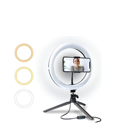 J5 Ring light avec Mini Trépied PANDA – Image 1