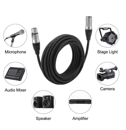 J6 Cordon XLR Male-Femelle (Canon) 10m – Image 1