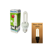 Lampe économique blanc chaud 8w-philips