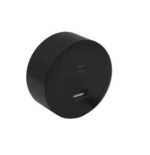 Prise ou un adaptateur de charge rotatif/magnétique pour rail mural TYPE C ET USB