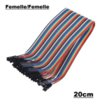 Fil Arduino jumper Femelle/Femelle 20 cm