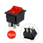 Interrupteur 4Pin KCD4 220V ON/OFF