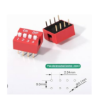 Interrupteur DIP Switch 4Pin 2,54 mm – Image 2