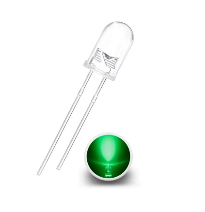 J1 Led Verte 5mm Haute luminosité – Image 1