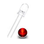 Led Rouge 5mm Haute luminosité