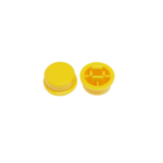 bouton jaune pour bouton poussoir Noir 12x12x7mm