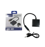 ADAPTATEUR HDMI TO VGA + AUDIO CABLE