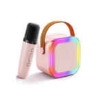 haut parleur karaoke bluetooth ECOPOWER Rose